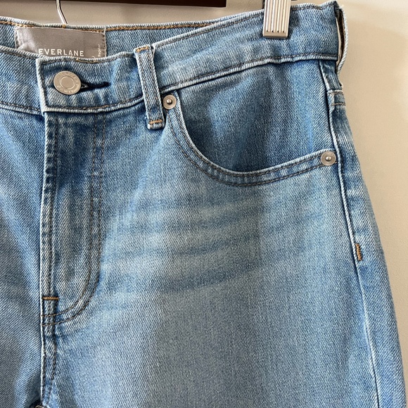 Everlane Mid-Rise Skinny Ankle Jean In Light Wash Size 28 - Picture 6 of 13